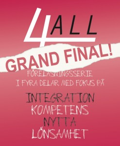 4ALL-föreläsningsserien Grand Final!